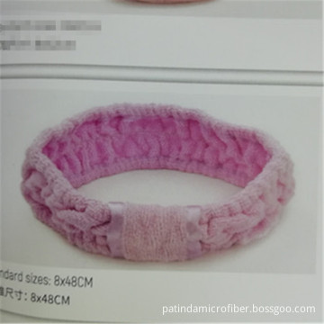 Super absorbent microfiber hairband